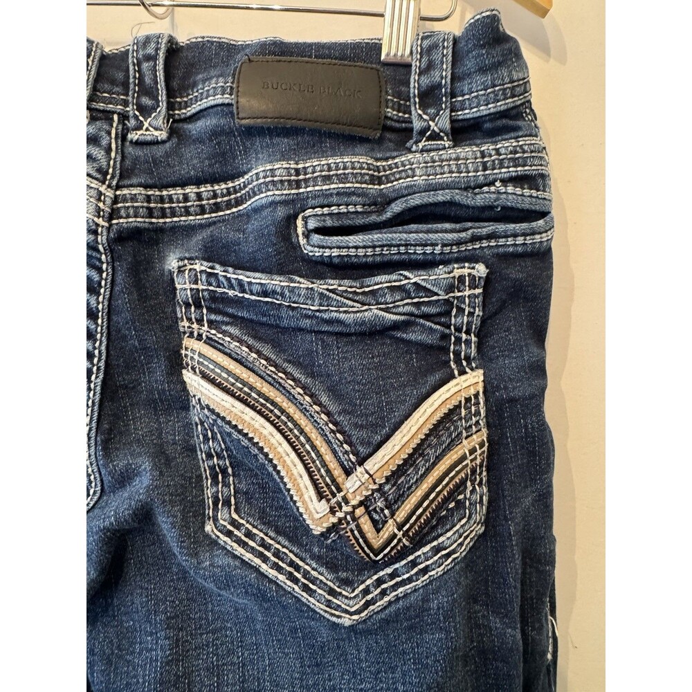 Buckle Black Men’s Slim Bootcut Stretch Denim Jeans Blue Mid Rise Size 30 - Picture 6 of 9